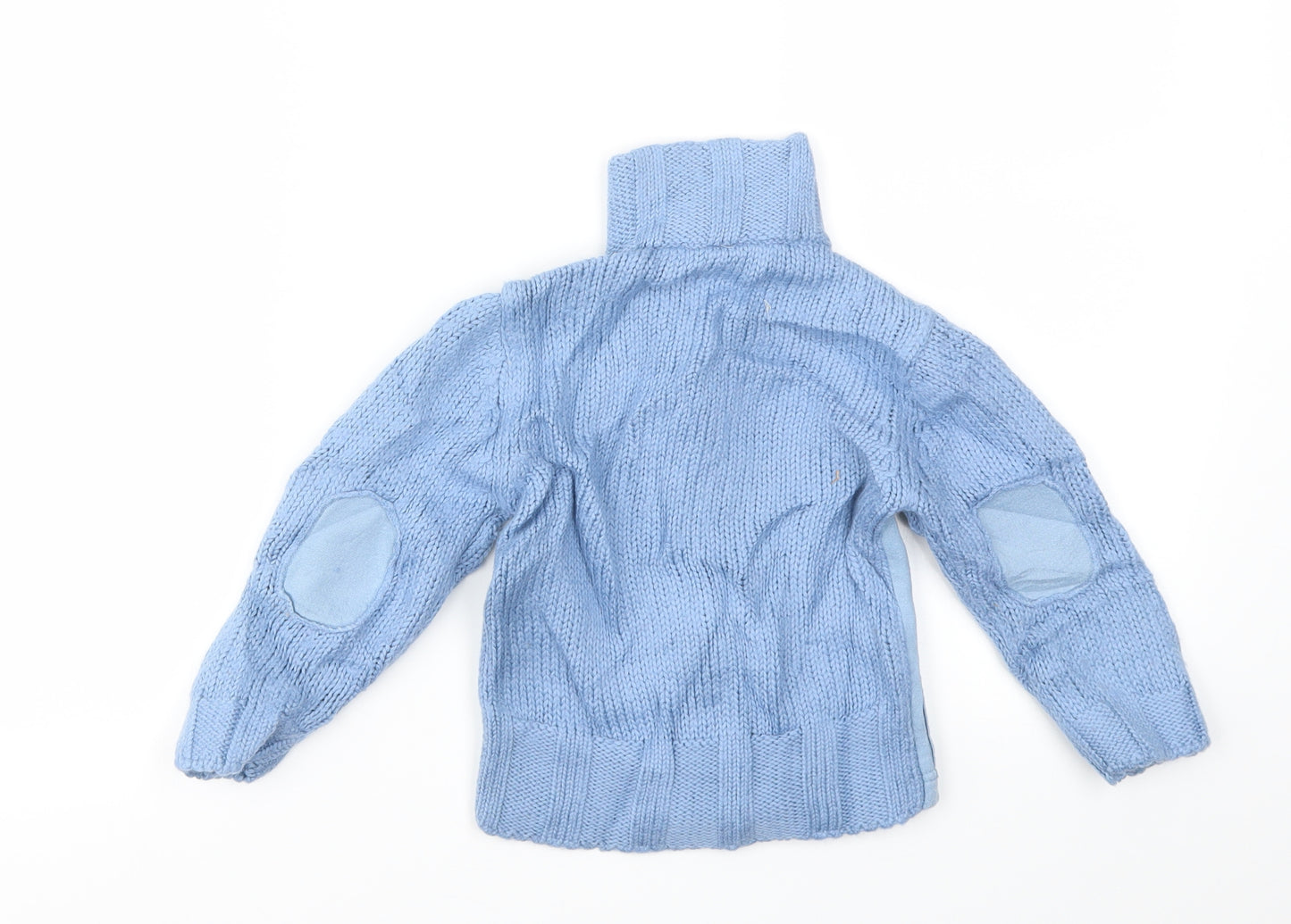Preworn Boys Blue   Full Zip Jumper Size 24 Months