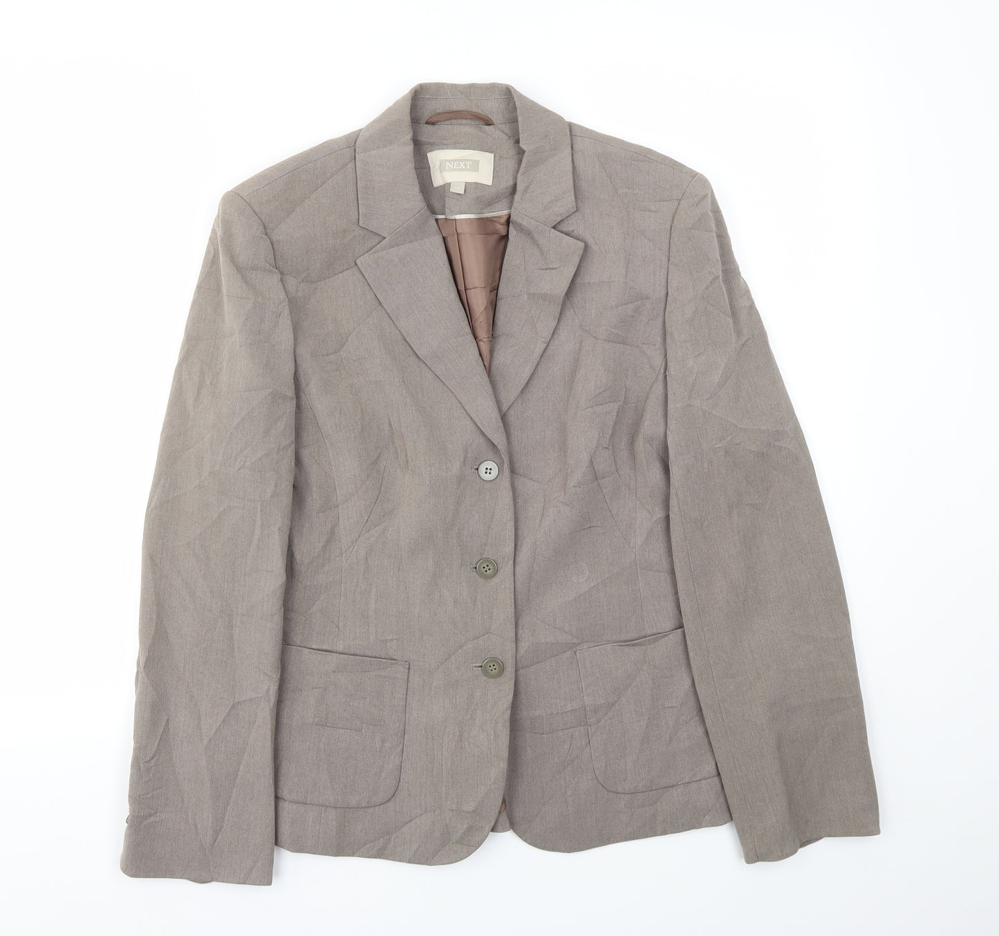NEXT Womens Brown   Jacket Blazer Size 10