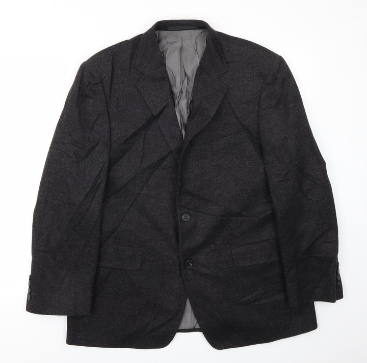 M&S Mens Grey Jacket Blazer Size 42