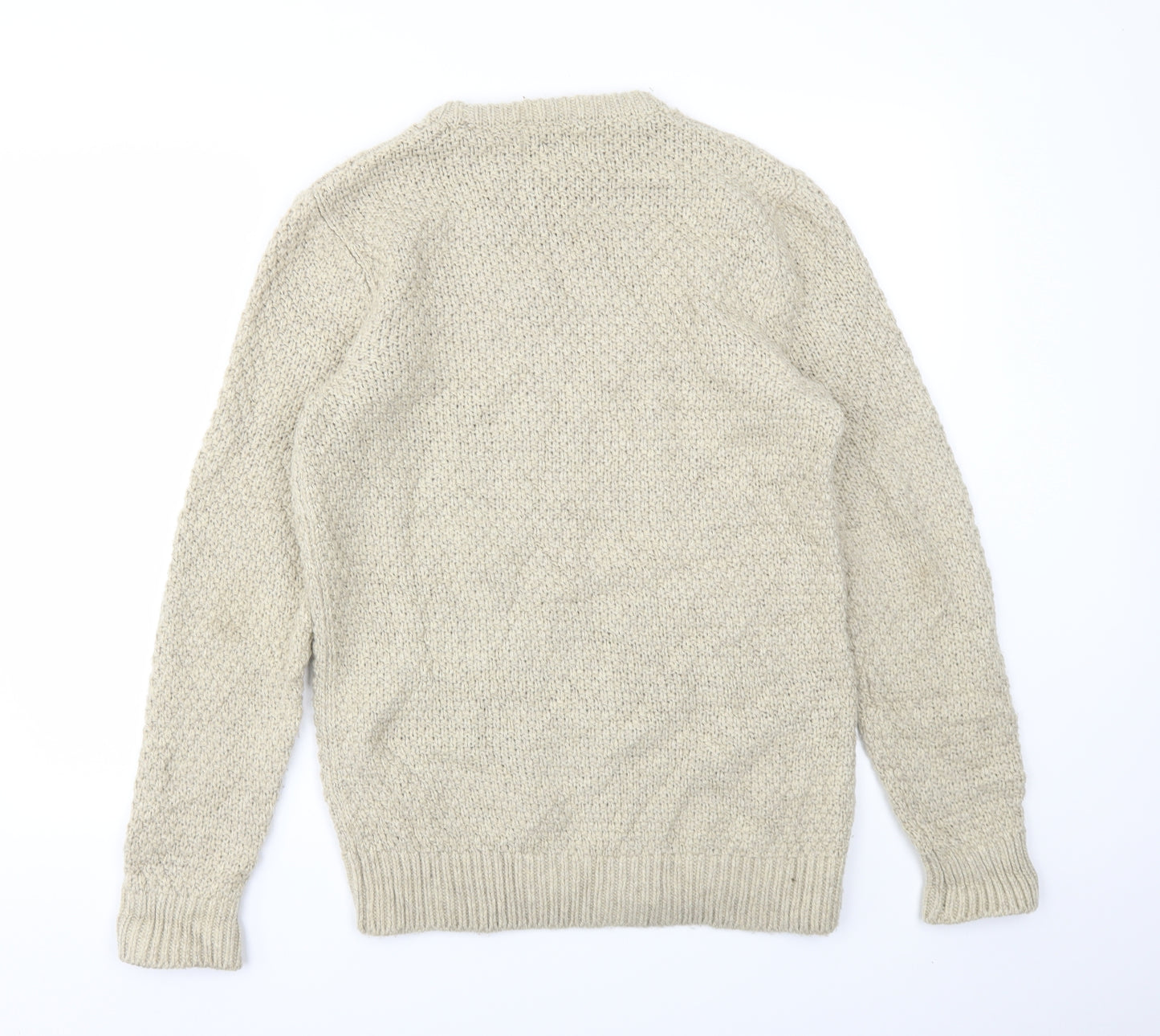 TU Mens Beige   Pullover Sweatshirt Size S