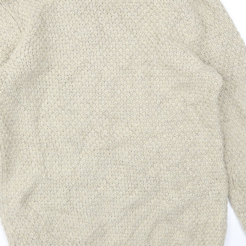 TU Mens Beige   Pullover Sweatshirt Size S