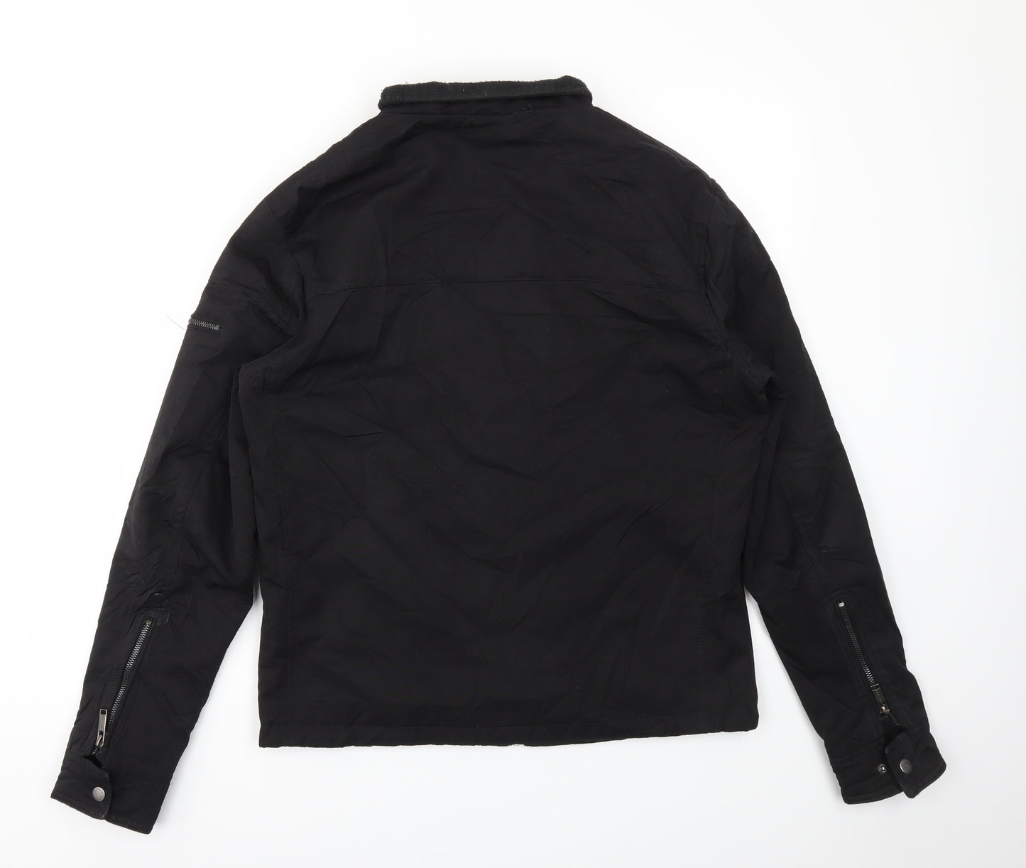 FIRE TRAP Mens Black   Jacket Coat Size M