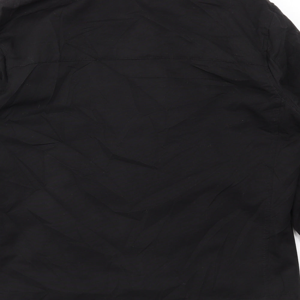 FIRE TRAP Mens Black   Jacket Coat Size M