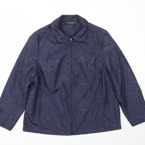 Bonmarché Womens Blue   Jacket Coat Size 14