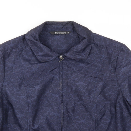 Bonmarché Womens Blue   Jacket Coat Size 14