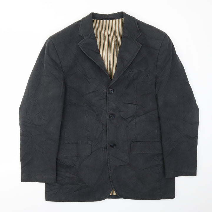 IE Mens Blue Jacket Blazer Size 38