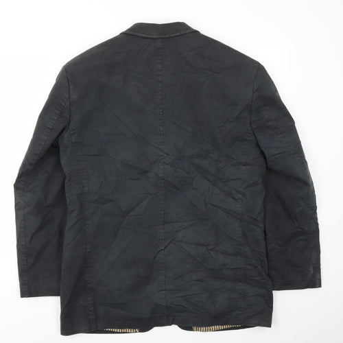 IE Mens Blue   Jacket Blazer Size 38