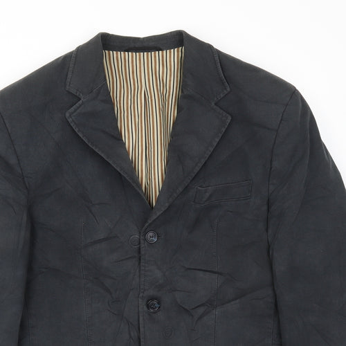 IE Mens Blue   Jacket Blazer Size 38