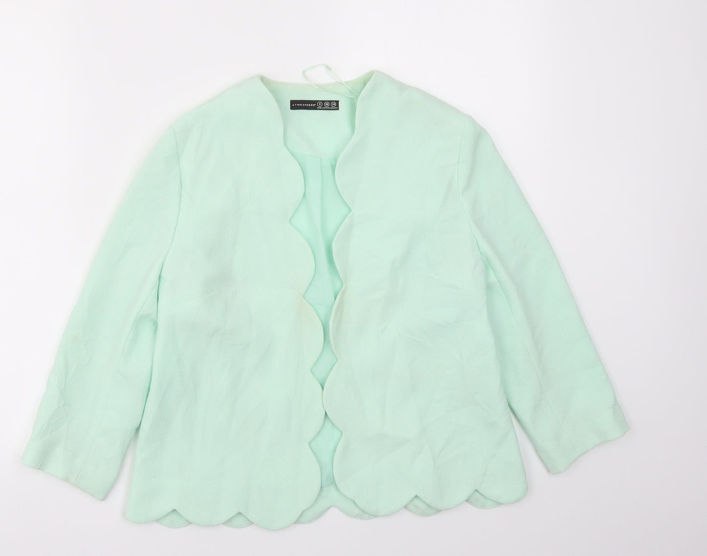 Primark Womens Green   Jacket Blazer Size 8