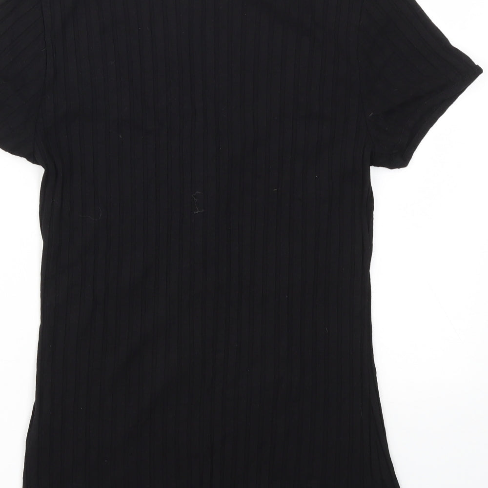 H&M Womens Black   Basic T-Shirt Size M