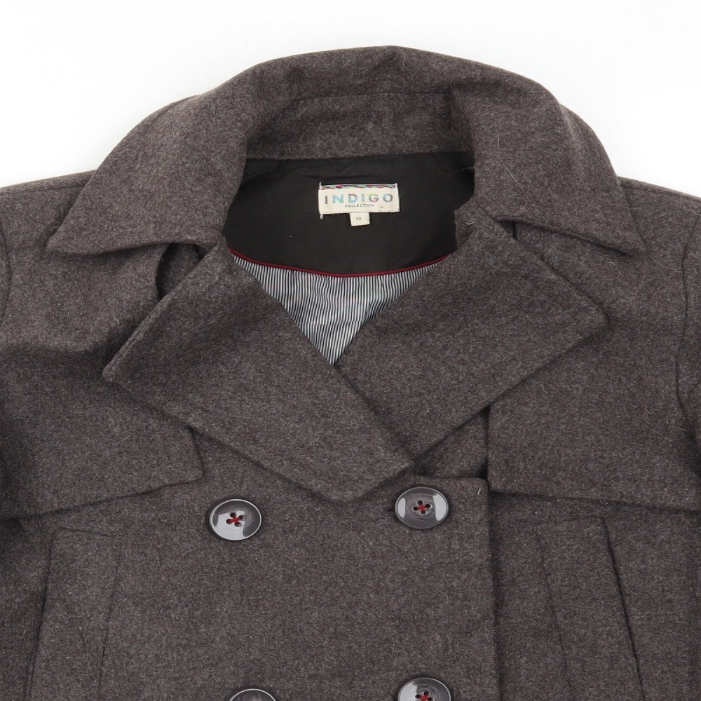 M&S Womens Brown   Jacket Coat Size 12