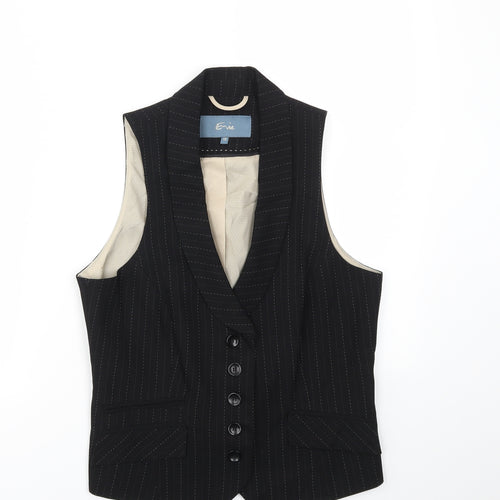 EVIE  Womens Black   Jacket Suit Waistcoat Size 12