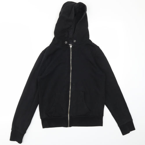 Primark Womens Black   Full Zip Jumper Size 10