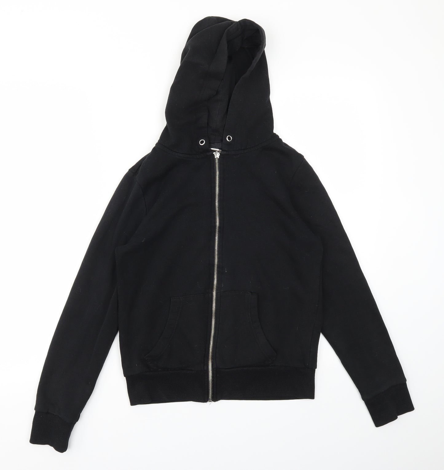 Primark Womens Black   Full Zip Jumper Size 10