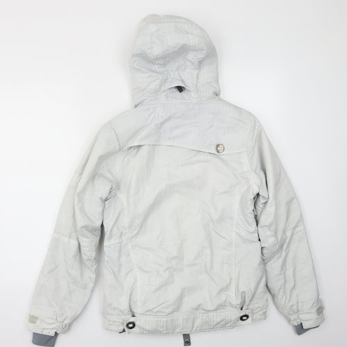INFIDRY Womens White   Jacket Coat Size M
