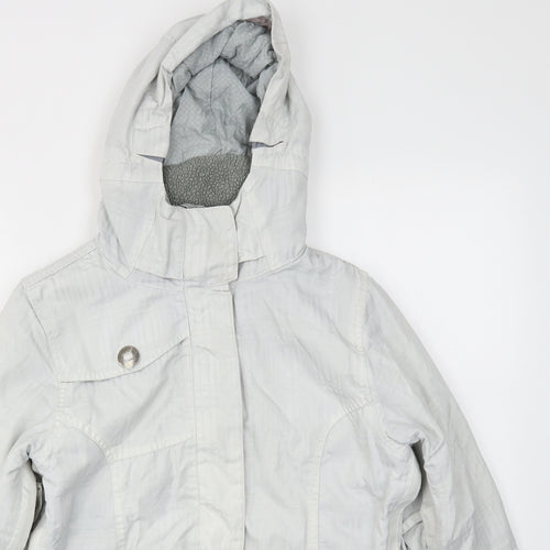 INFIDRY Womens White   Jacket Coat Size M