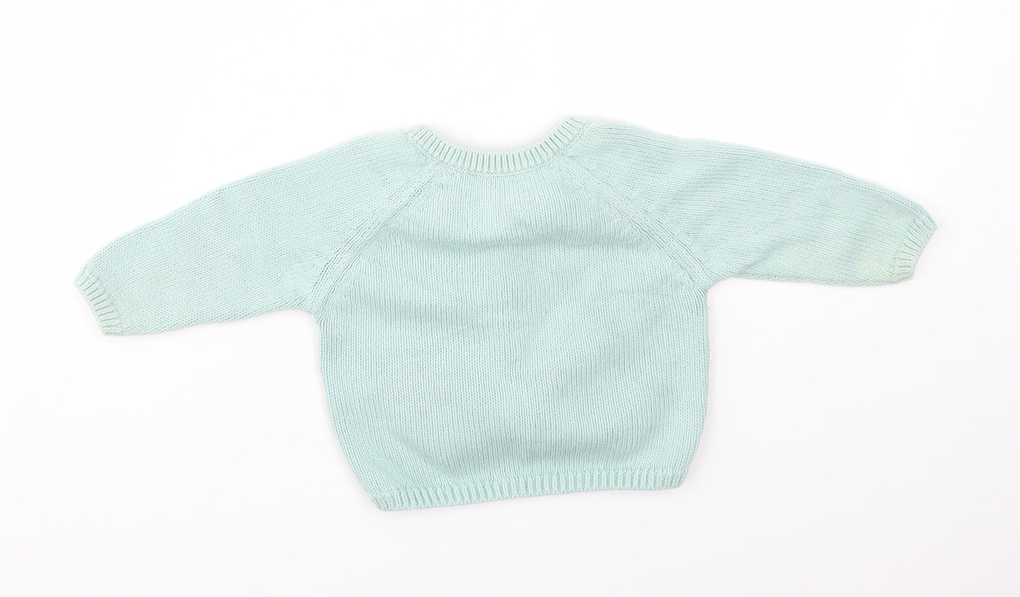 M&S Girls Green   Cardigan Jumper Size 3-6 Months
