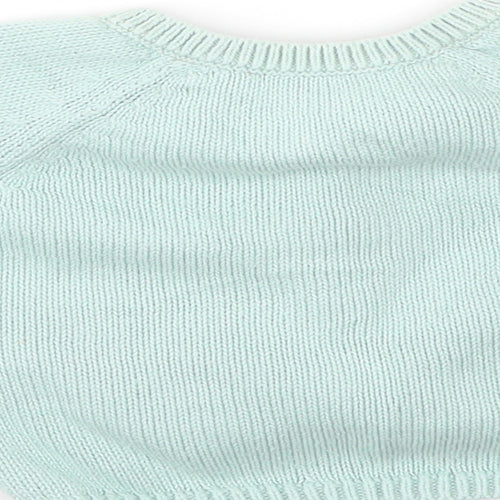 M&S Girls Green   Cardigan Jumper Size 3-6 Months