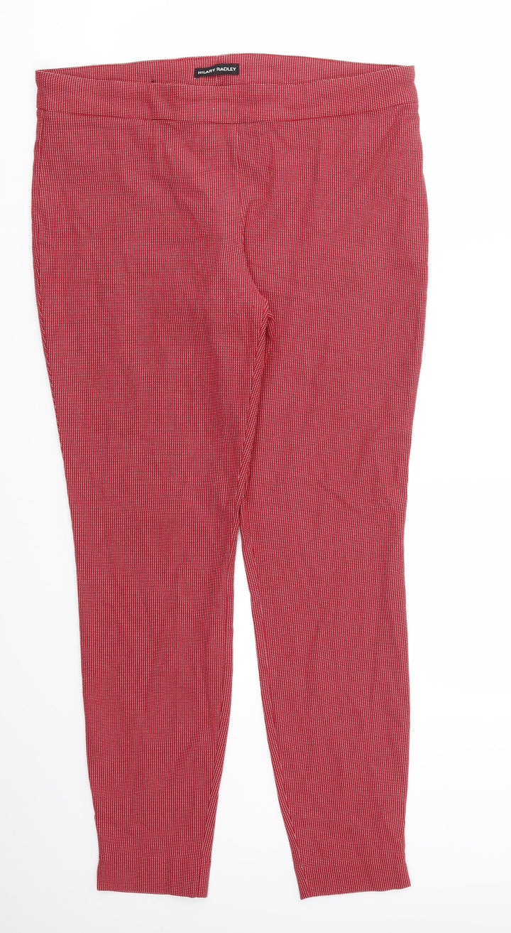 Hilary Radley Womens Red   Trousers  Size 18 L28 in