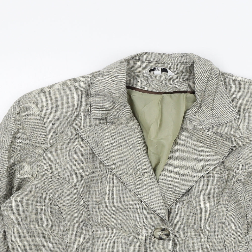 klass collection Womens Brown   Jacket Blazer Size 16