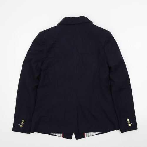 NEXT Womens Blue Colourblock  Jacket Blazer Size 14