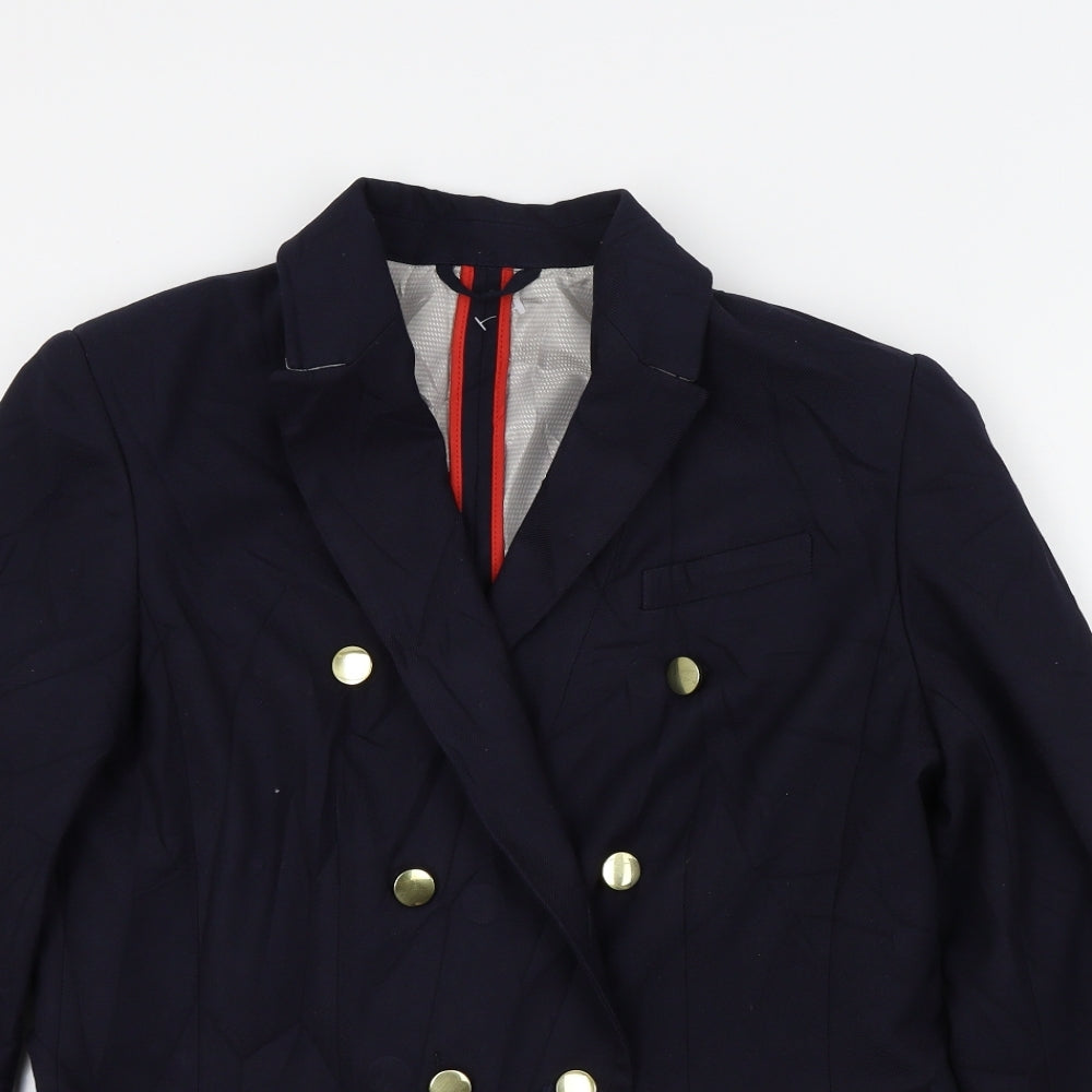 NEXT Womens Blue Colourblock  Jacket Blazer Size 14