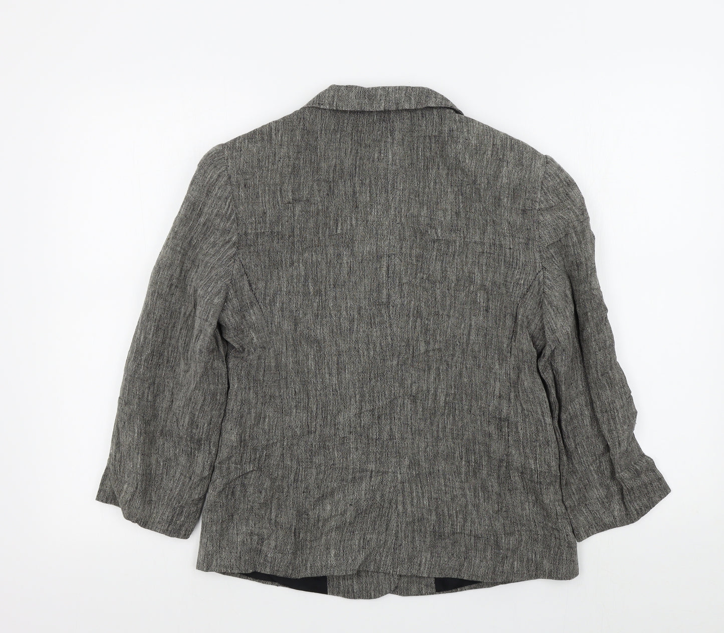 ALEX&CO Womens Brown Colourblock  Jacket Blazer Size 10