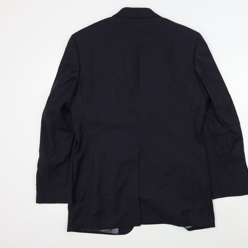 M&S Mens Blue   Jacket Suit Jacket Size 38