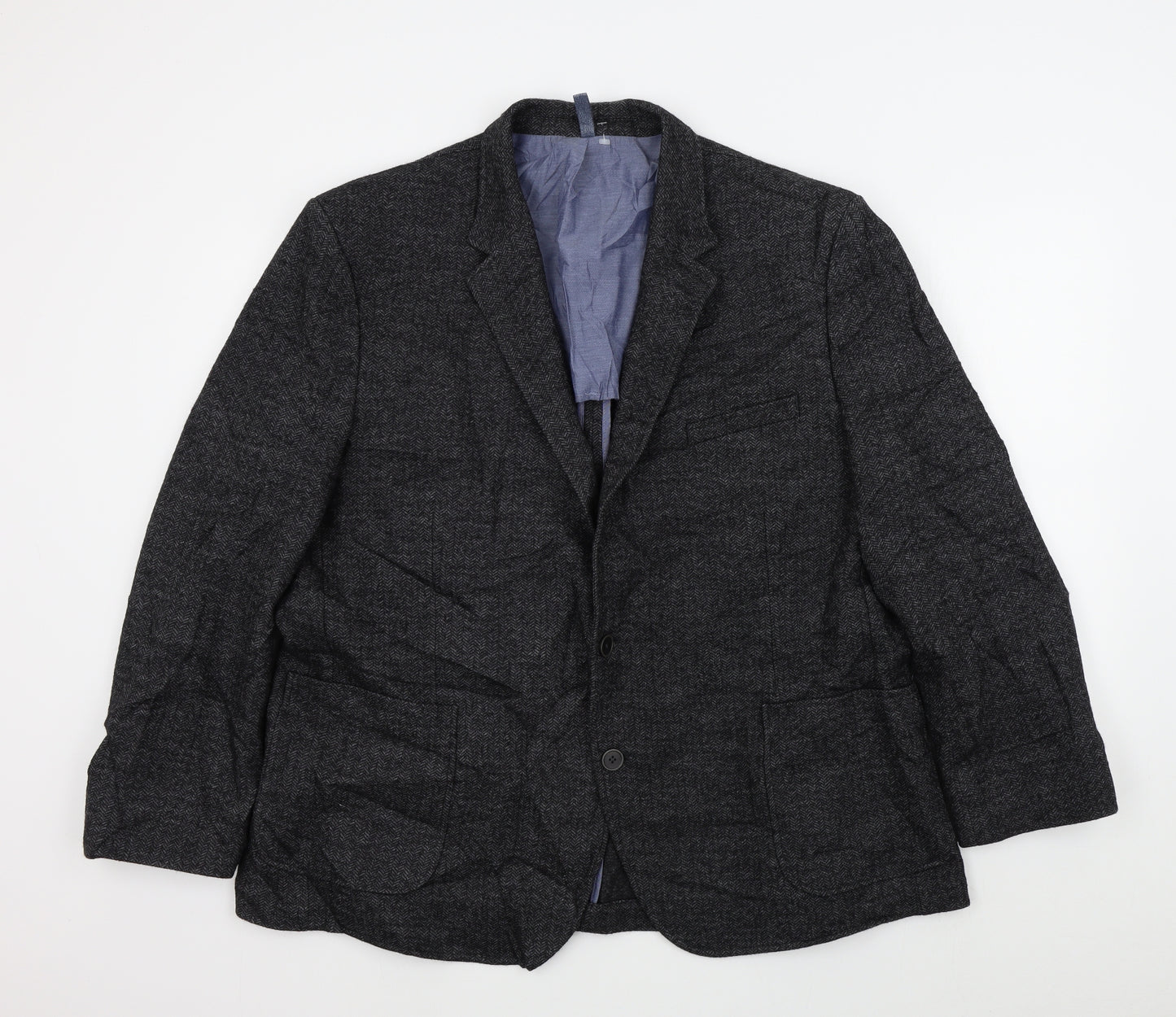 M&S Mens Blue   Jacket Blazer Size 48