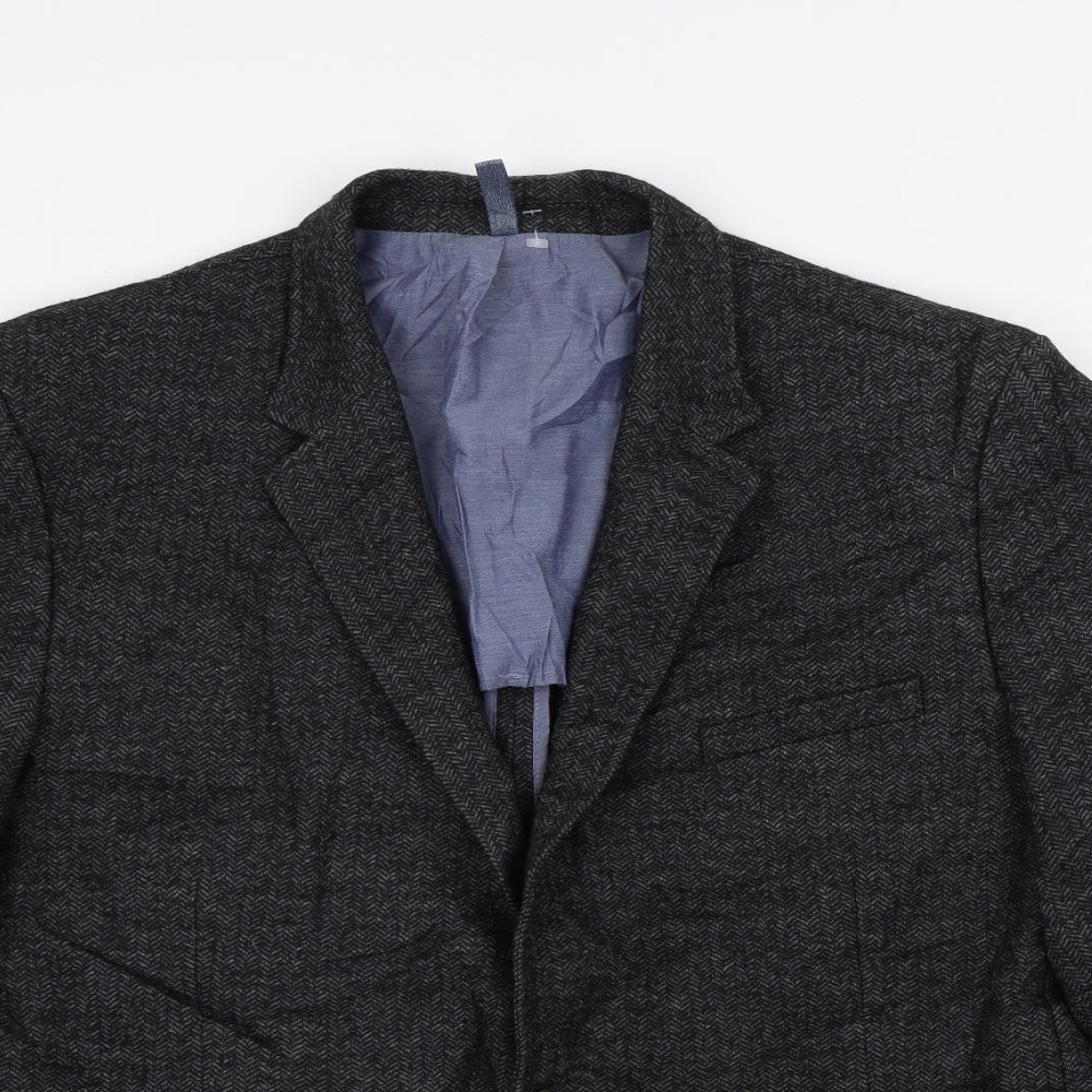 M&S Mens Blue   Jacket Blazer Size 48