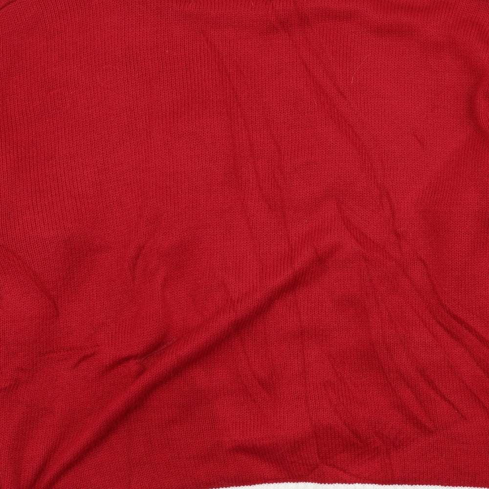 Preworn Mens Red   Pullover Jumper Size M  - Christmas jumper