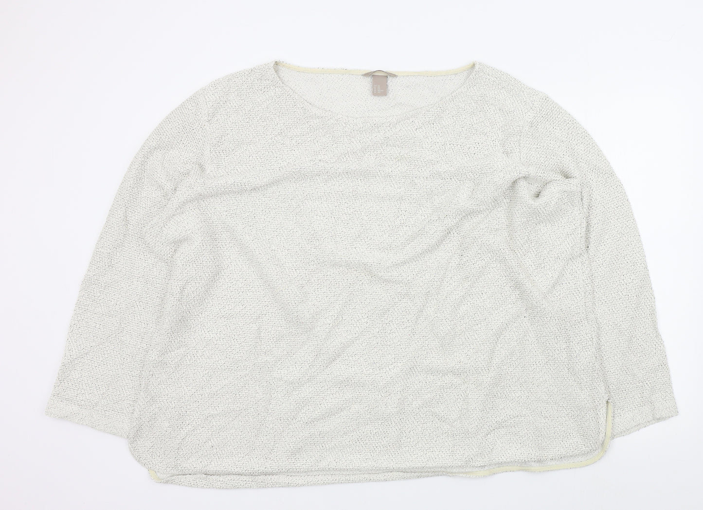 H&M Womens Beige   Pullover Jumper Size 3XL