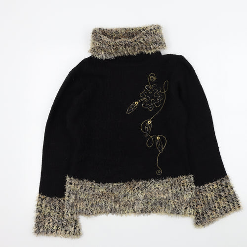 jin sheng Womens Black   Pullover Jumper Size M