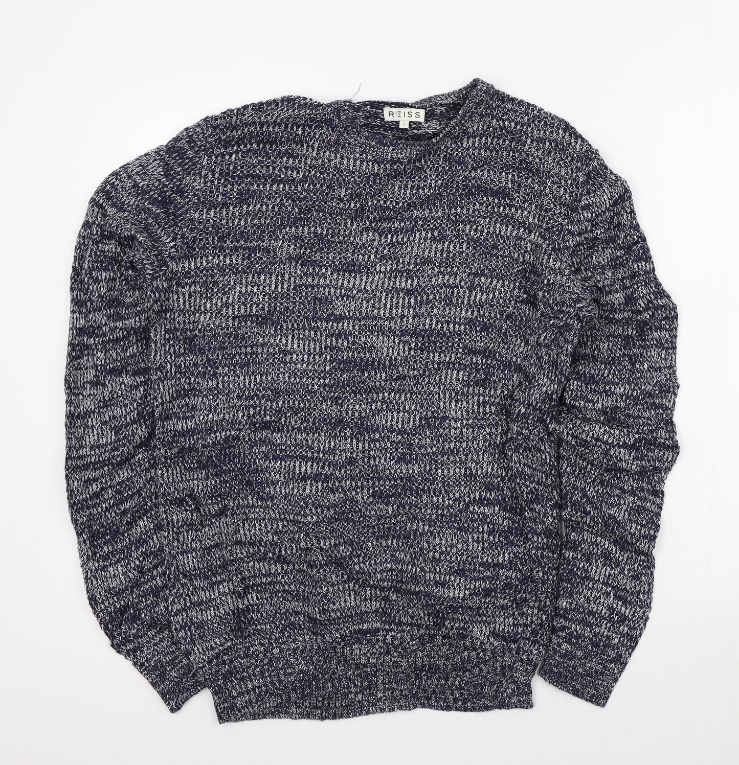 Reiss Mens Blue   Pullover Jumper Size S