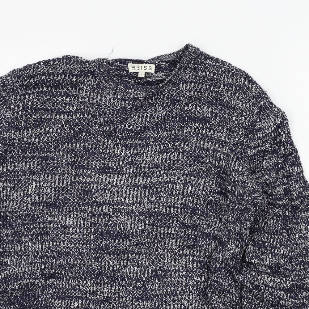 Reiss Mens Blue   Pullover Jumper Size S