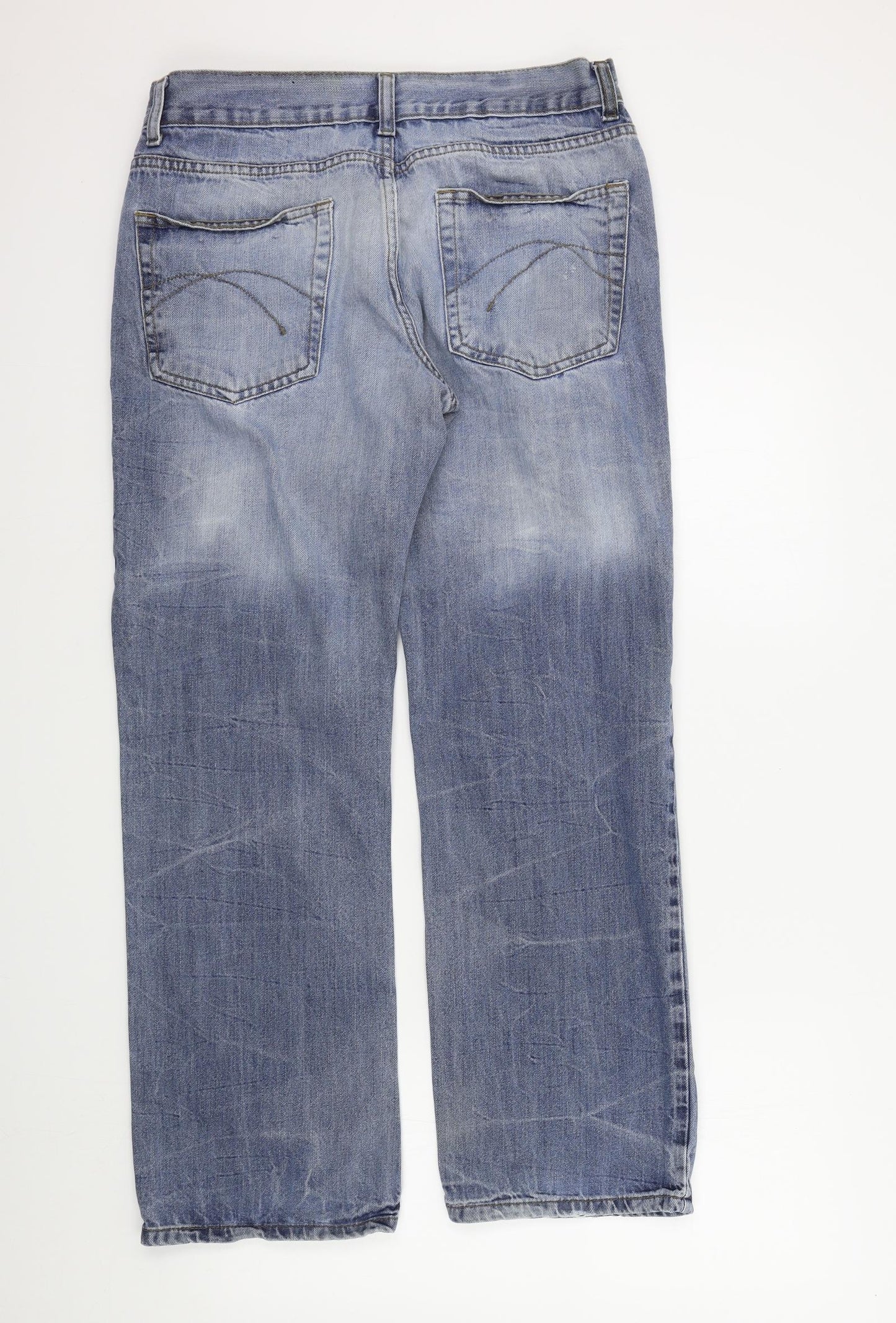 New Look Mens Blue   Straight Jeans Size 34 L29 in