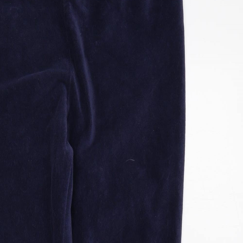 M&S Womens Blue Colourblock  Jegging Leggings Size 16 L27 in