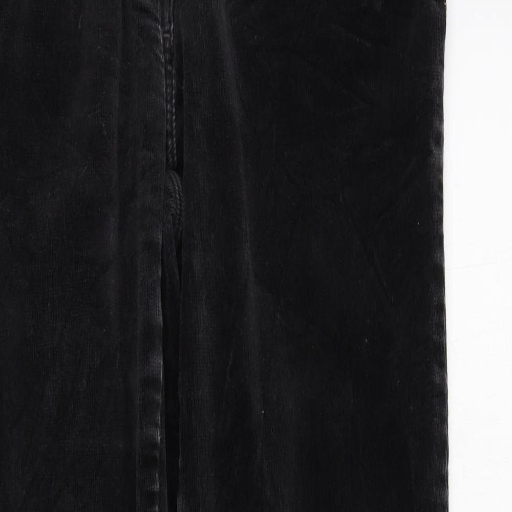 JEFF&CO Womens Black   Trousers  Size 12 L30 in
