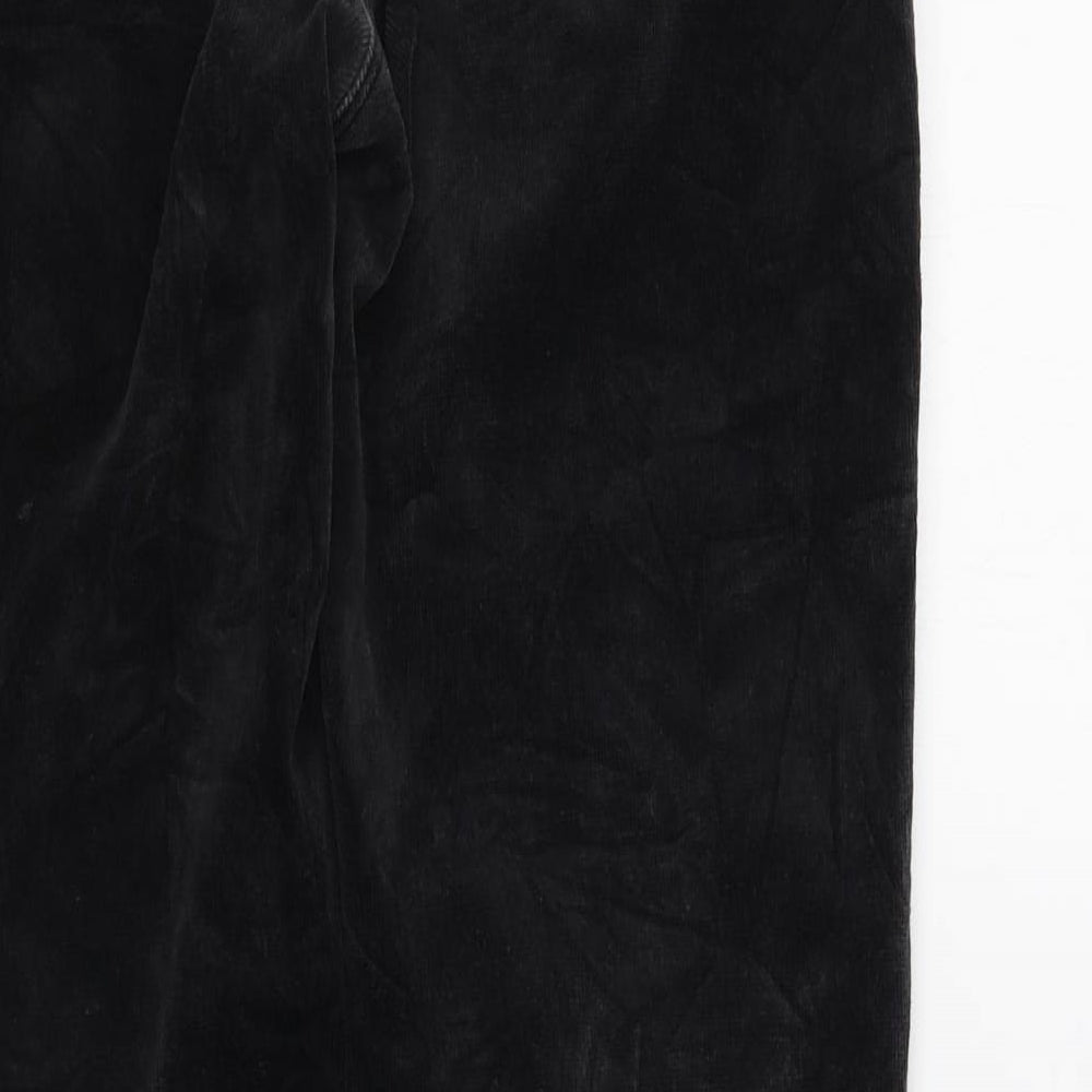 JEFF&CO Womens Black   Trousers  Size 12 L30 in