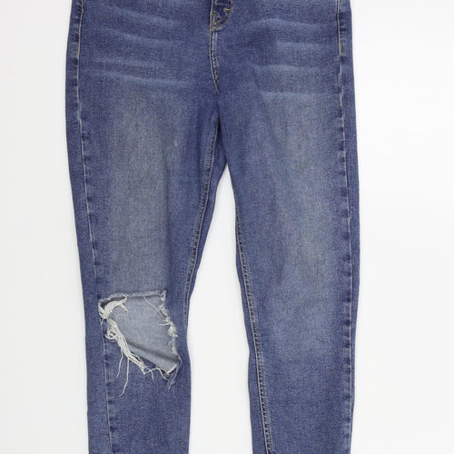 Topshop Womens Blue   Skinny Jeans Size 30 in L26 in