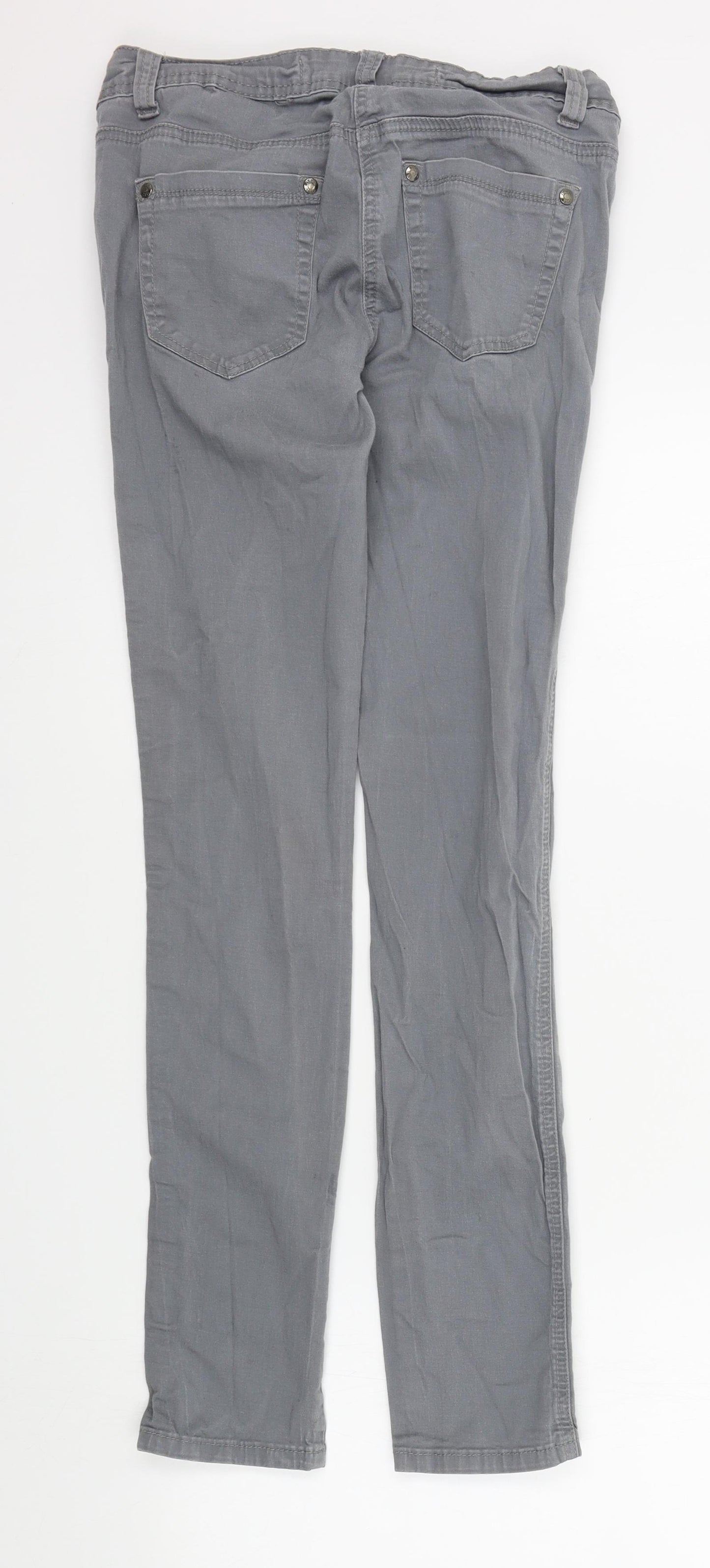 NEXT Womens Grey   Skinny Jeans Size 10 L29 in