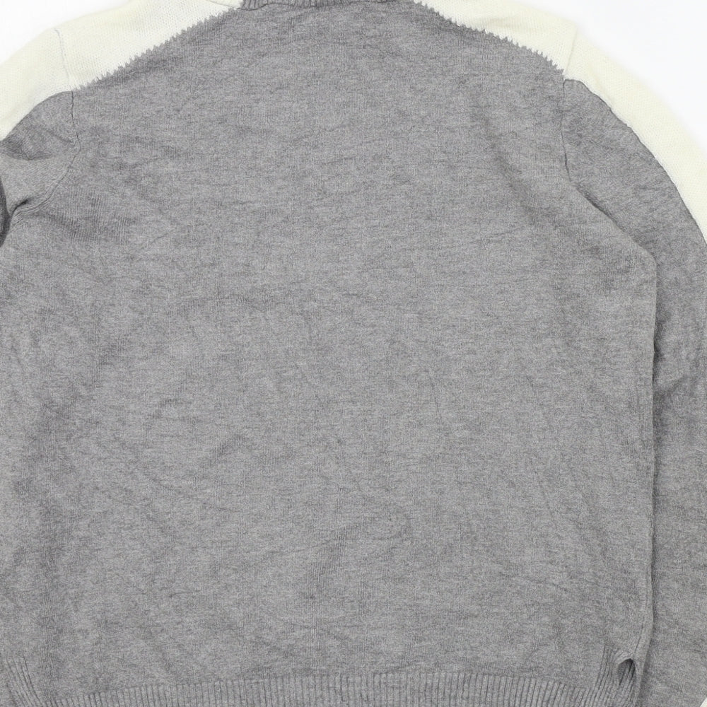 M&S Womens Grey   Pullover Jumper Size S