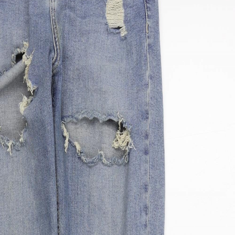Topshop Womens Blue   Skinny Jeans Size 28 in L34 in