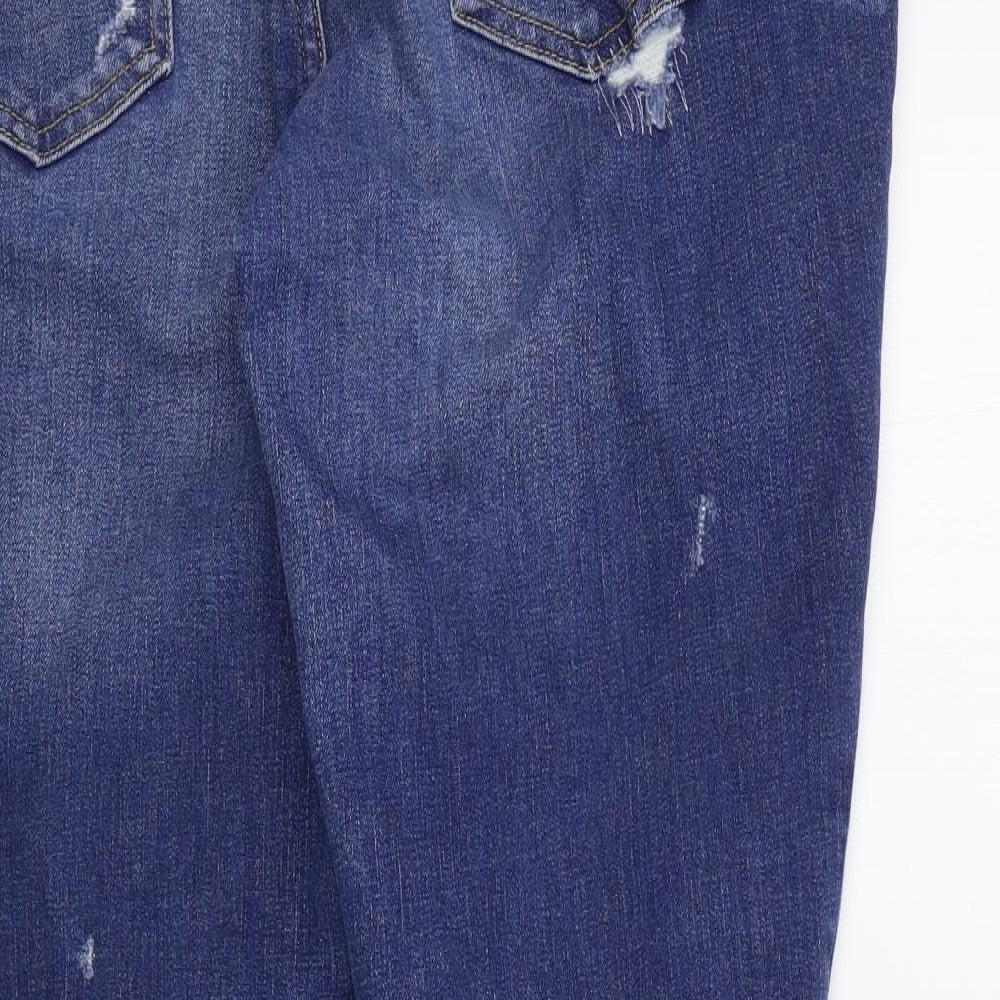 River Island Womens Blue   Straight Jeans Size 16 L25 in