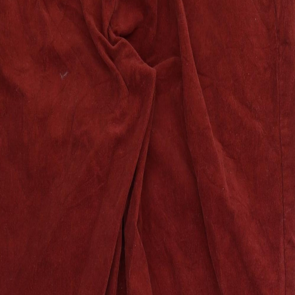 CAPSULE Womens Red   Jegging Trousers Size 18 L25 in