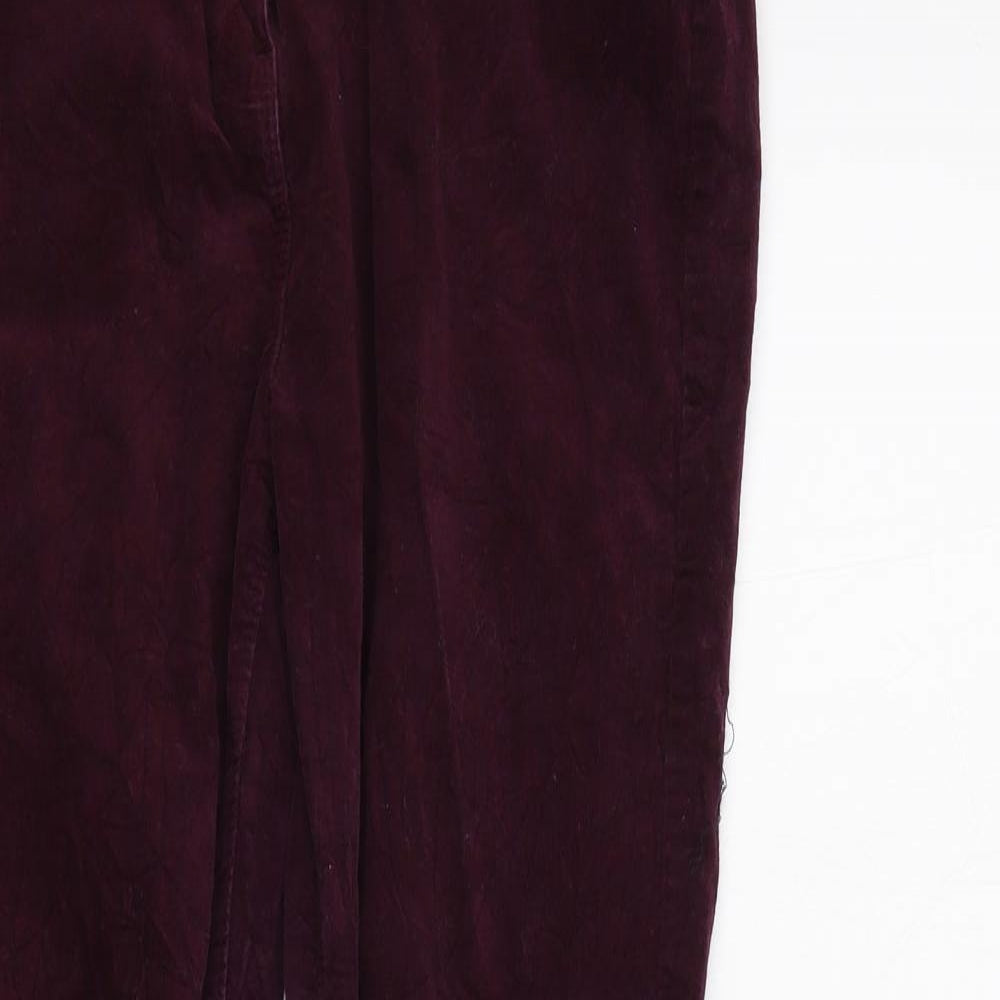 Papaya Womens Purple   Trousers  Size 14 L29 in