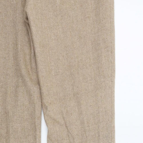 ROCHA,JOHN ROCHA Womens Beige   Trousers  Size 12 L31 in