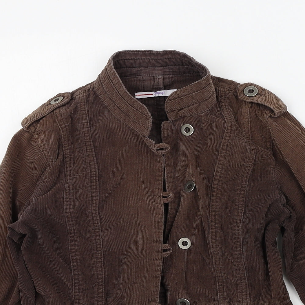 Papaya Womens Brown   Jacket  Size 8