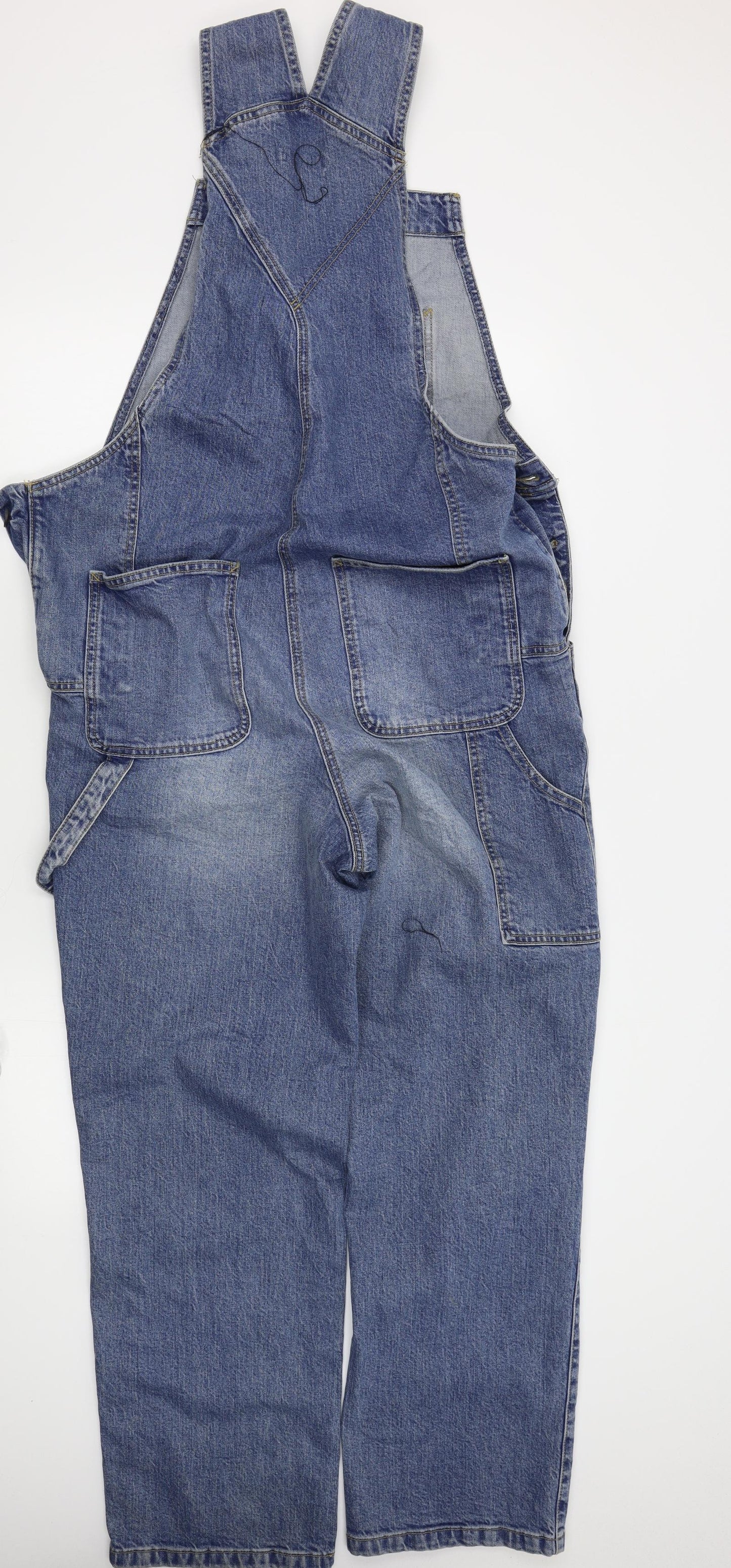 TU Mens Blue   Dungarees Trousers Size M L30 in