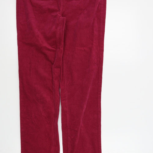 M&S Womens Pink   Trousers  Size 10 L33 in